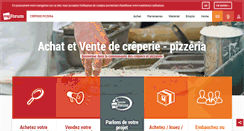 Desktop Screenshot of creperie-pizzeria.fr