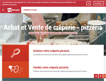 Tablet Screenshot of creperie-pizzeria.fr
